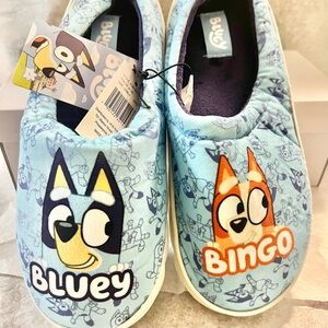 NWT Bluey and Bingo Slippers, Adult, Size 8W